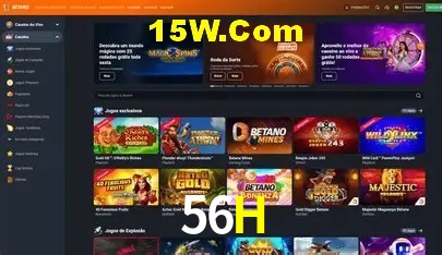 Slots com jackpots e giros grátis na 56H